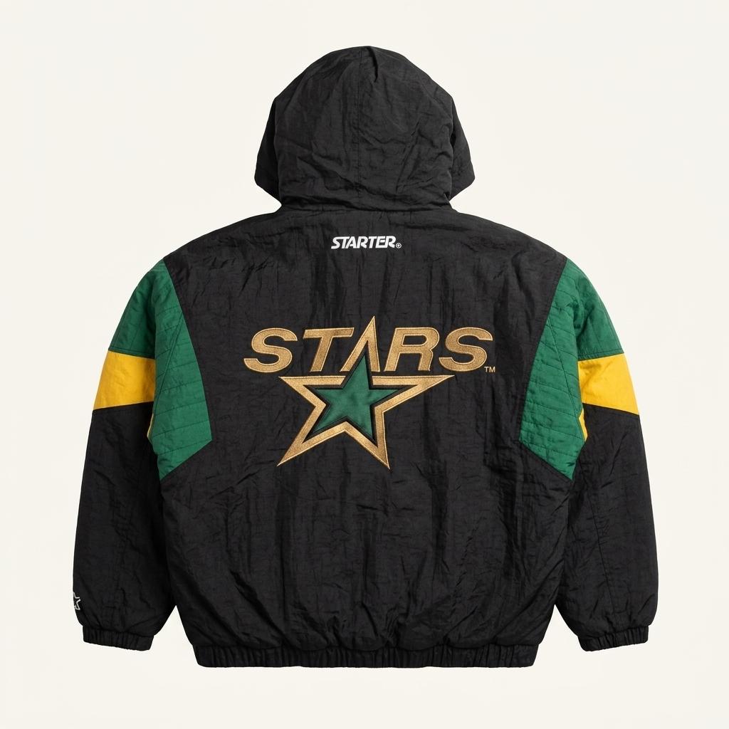 90s 스타터 올드스쿨 NHL 댈러스 스타스 아노락 자켓 3374 1