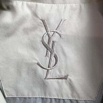 90s YSL 입생로랑 아카이브 미니멀 해링턴 블루종 자켓 3376 5