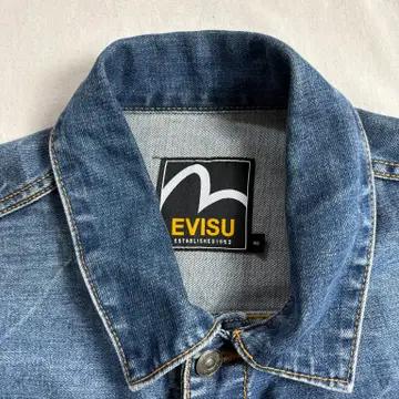 Evisu 데님 트러커 자켓 M 6