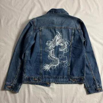 Evisu 데님 트러커 자켓 M 3