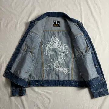 Evisu 데님 트러커 자켓 M 4