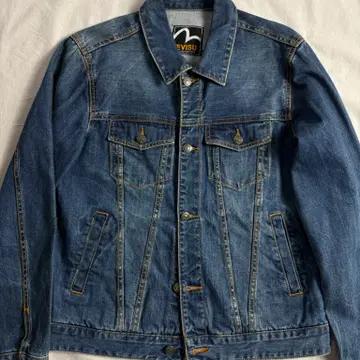 Evisu 데님 트러커 자켓 M 5