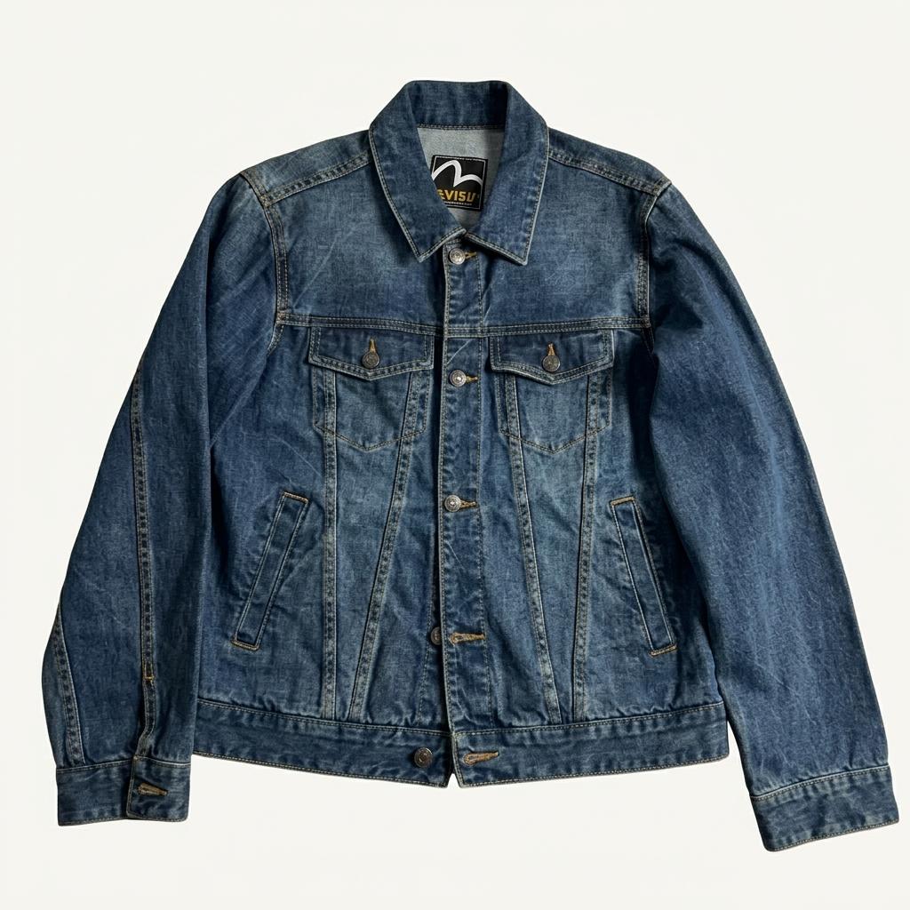 Evisu 데님 트러커 자켓 M 1