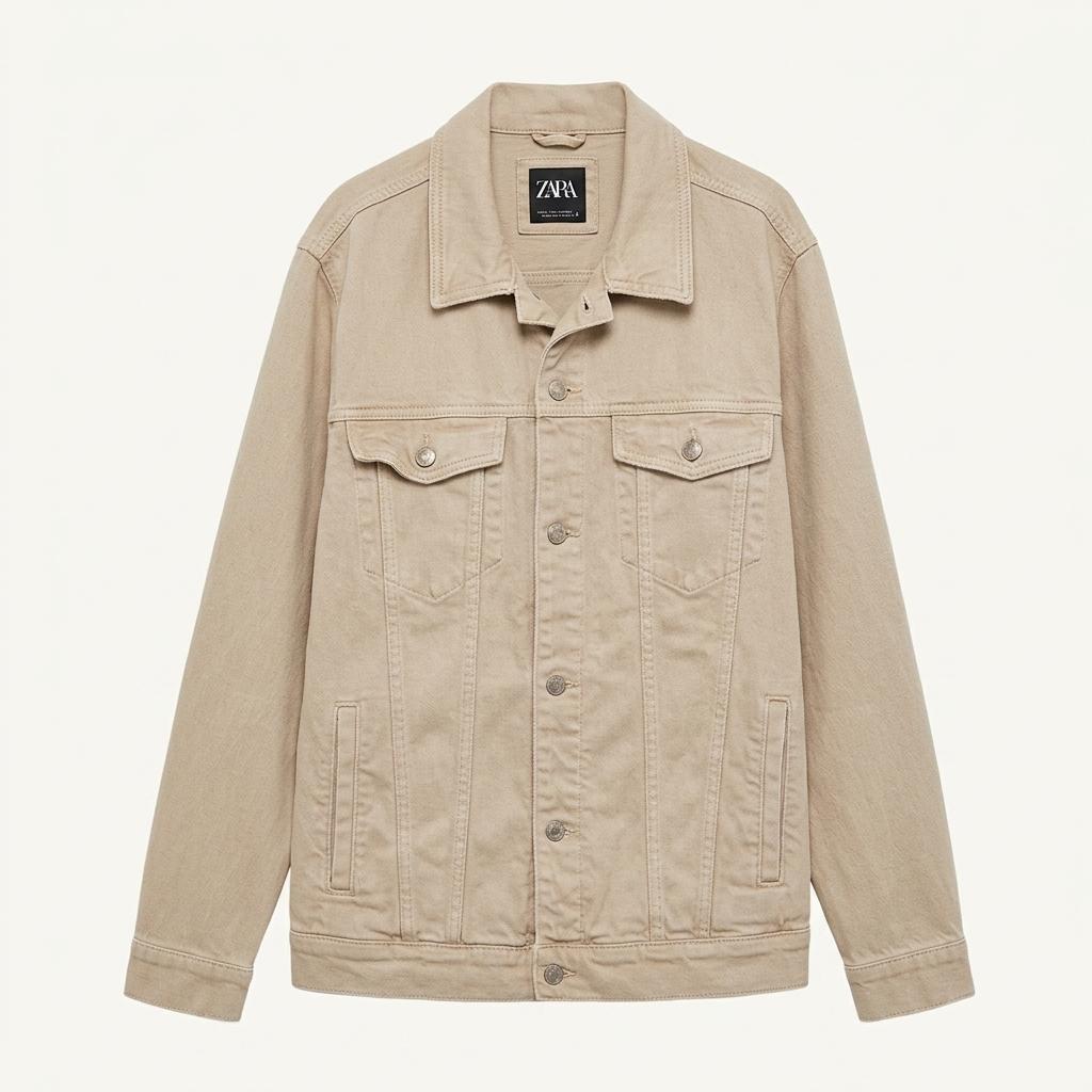 XL 자라 ZARA 베이지 데님자켓 C569 1