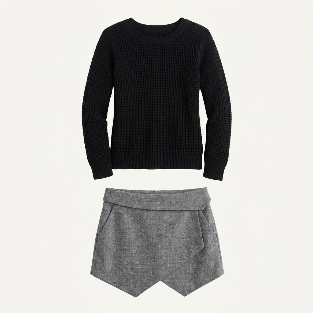 Aritzia Talulua 울 치마 바지 쇼츠 핫팬츠 반바지 스커트 1