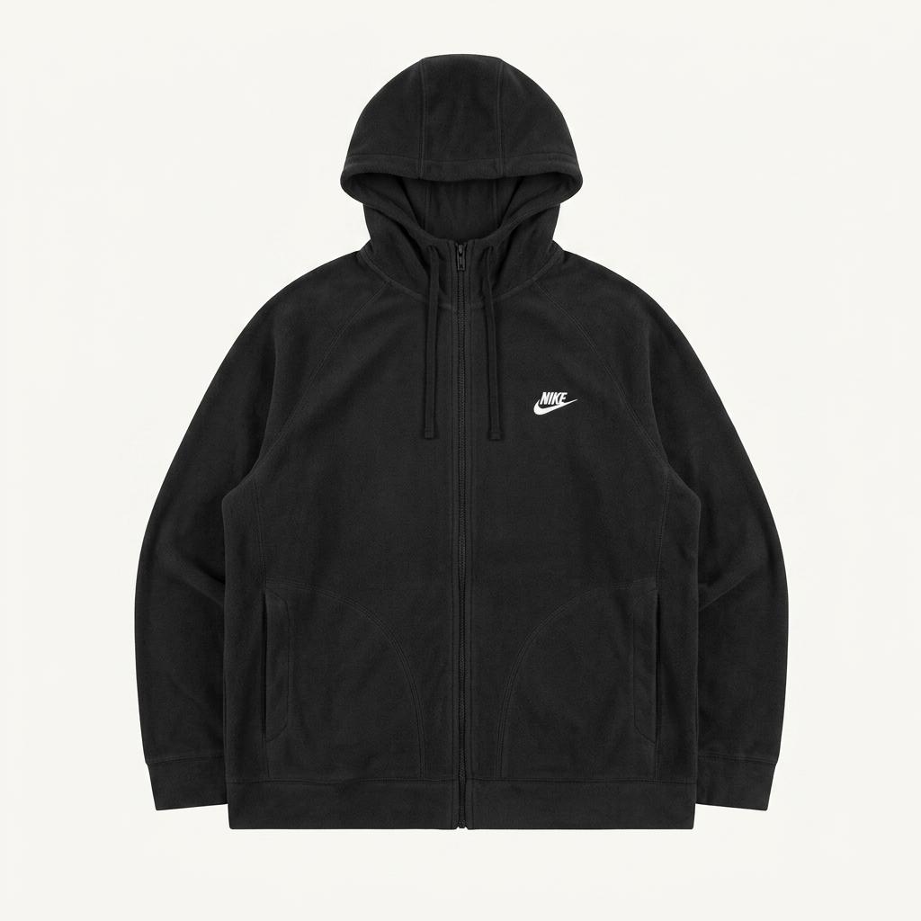 00s 나이키 올드스쿨 블랙 후디 플리스 자켓 3401 1