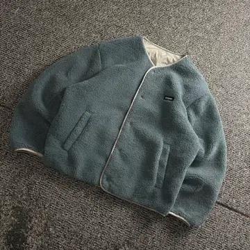 커버낫 차이나 넥 킐티드 리버시블 쉐르파 자켓 3407 2