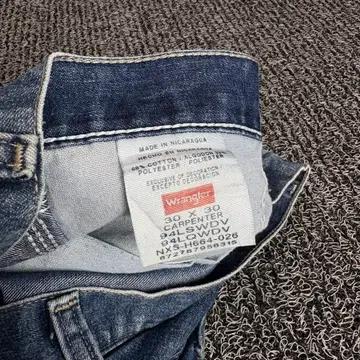 랭글러 올드스쿨 루즈핏 카펜터 워크 데님 팬츠 3411 4