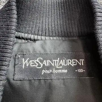 90s YSL 입생로랑 자수로고 아카이브 다운 베스트 3431 4
