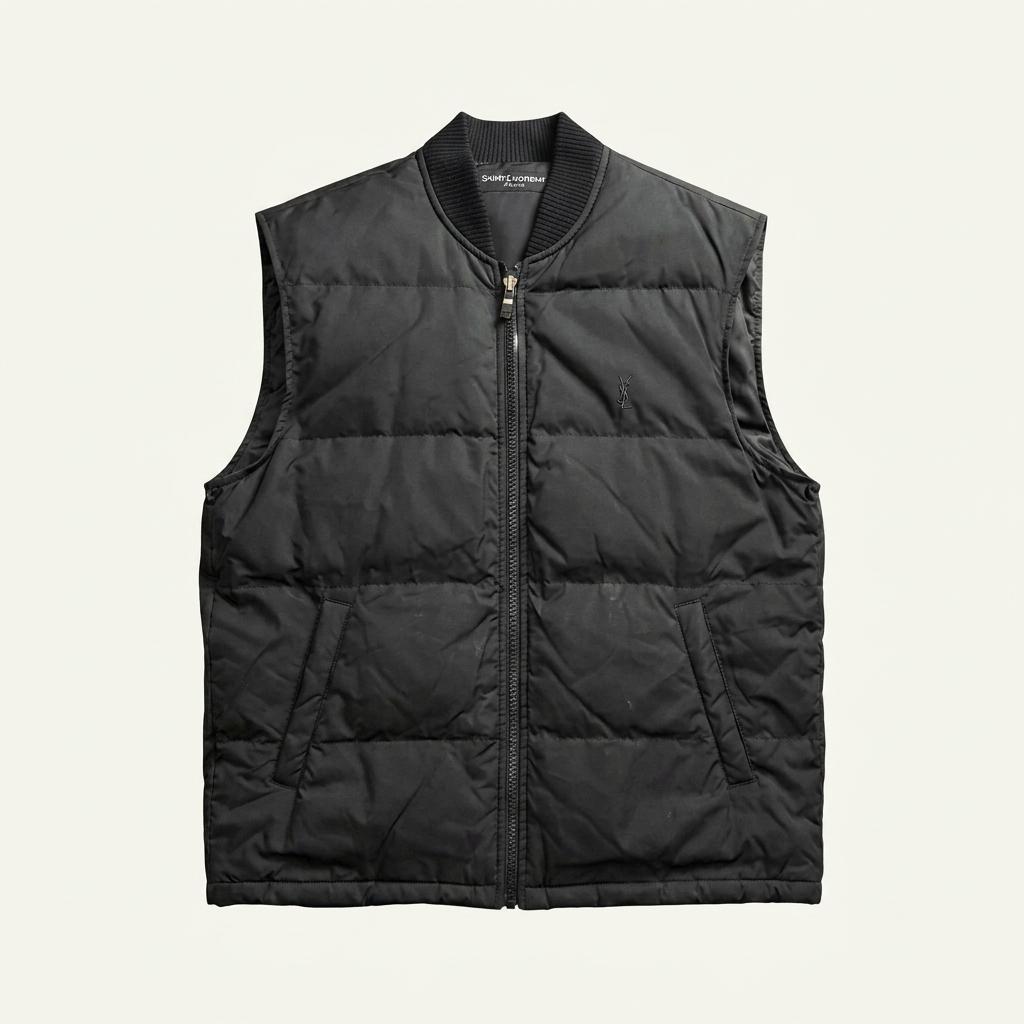 90s YSL 입생로랑 자수로고 아카이브 다운 베스트 3431 1