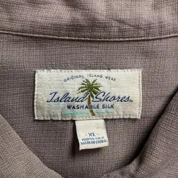 ISLAND SHORES 아카이브 빈티지 실크 셔츠 3459 4