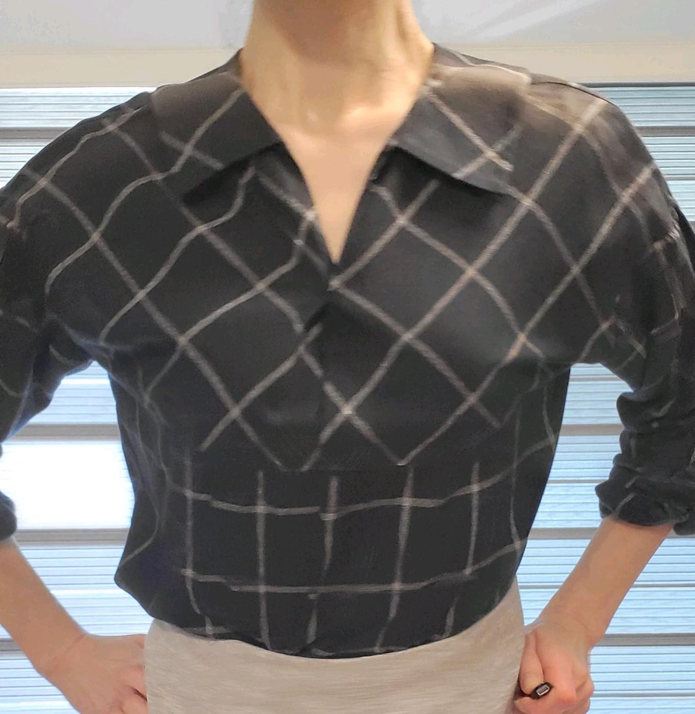 베네통 체크 셔츠 새상품 4