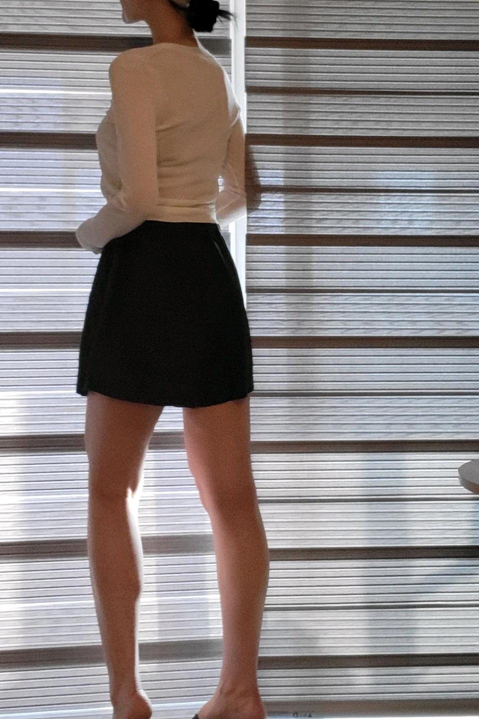 난닝9 블랙 린넨 큐롯 팬츠 6