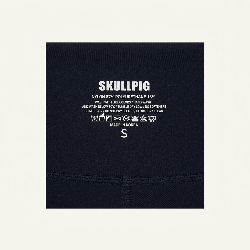 SKULLPIG 블랙 조거팬츠 S 1
