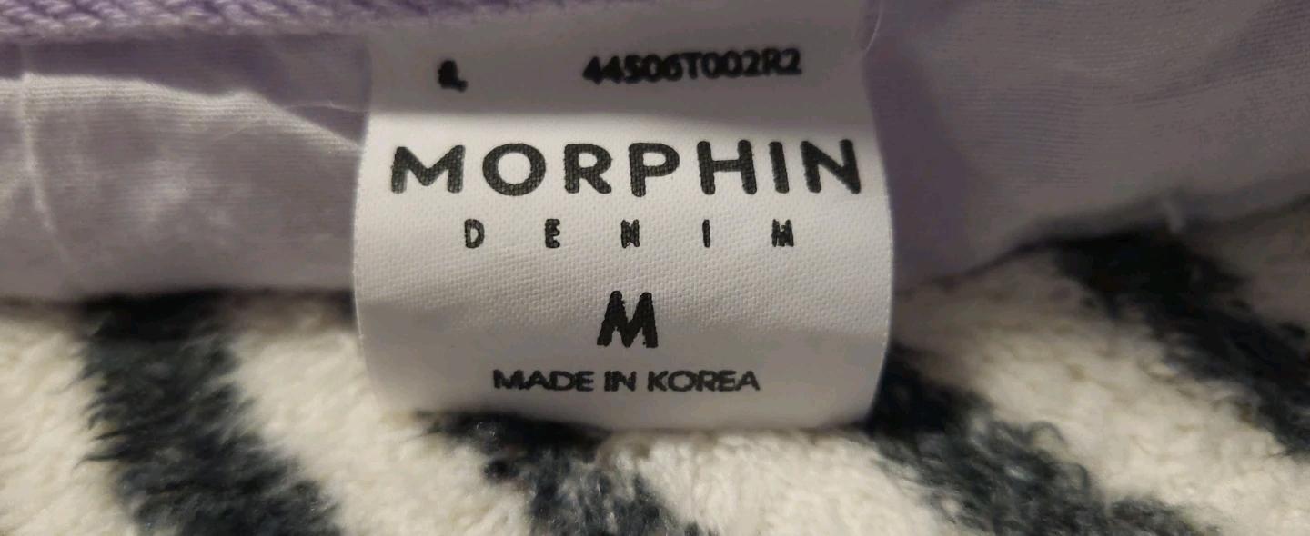 모핀 데님 라벤더 숏팬츠 M 5