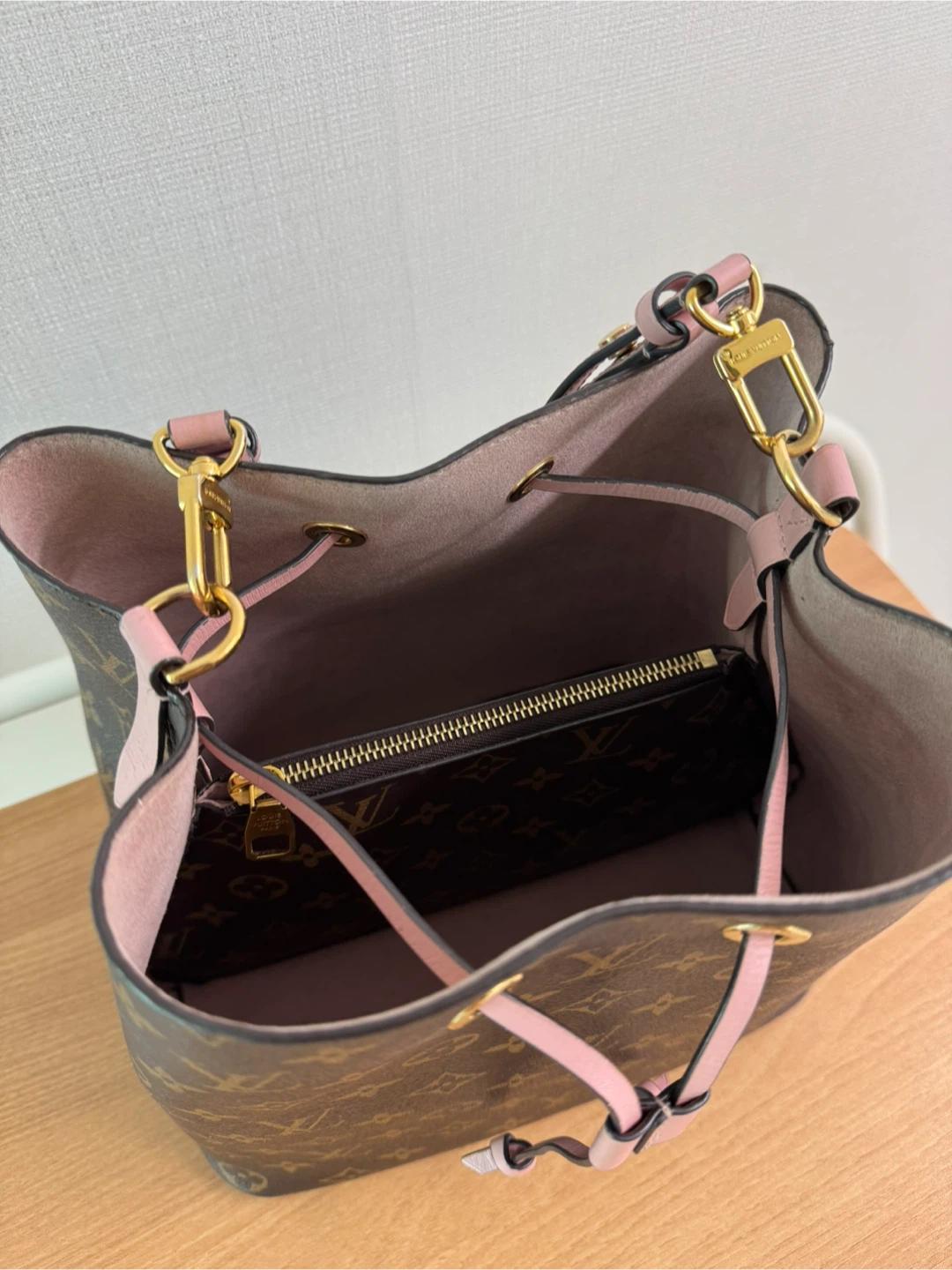 상태 A) 루이비통 네오노에 MM 핑크 숄더백 3