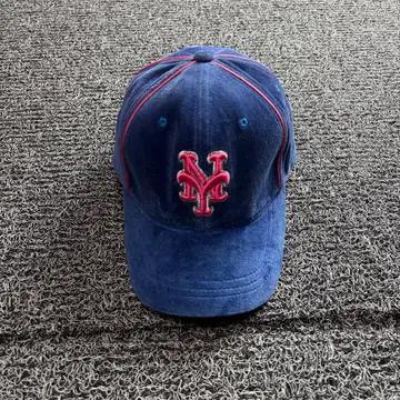 00s MLB 올드스쿨 뉴욕 메츠 벨벳 베이스볼 캡 3480 3