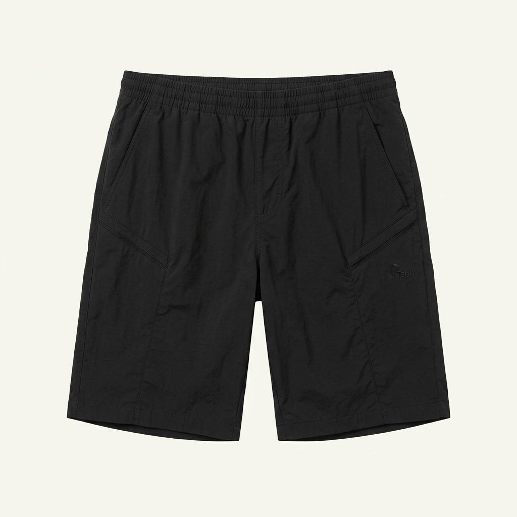호칭82,US M사이즈)) NEPA 네파 올블랙 반바지 ! 1