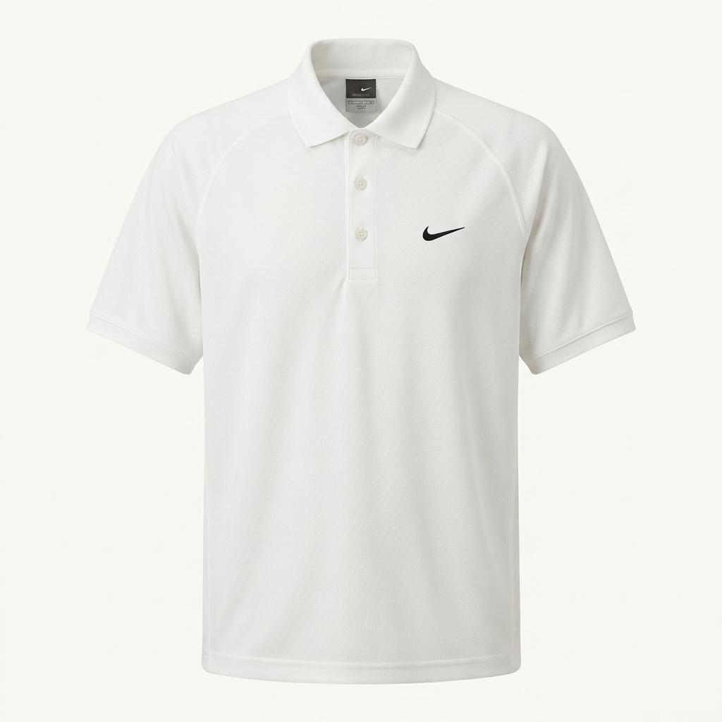 M,95,넉넉한핏)) NIKE 나이키 카라 반팔티셔츠! 화이트 & 블랙 1