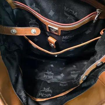[FREE] MCM 빈티지 블랙 백팩 브라운 포인트 5