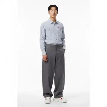 [L/95~100] 폴로 랄프로렌 스트라이프 셔츠 블루 4