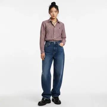 [4/90~95] 폴로 랄프로렌 스트라이프 셔츠 레드 4