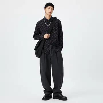 [M/95] 폴스미스 도트 셔츠 네이비 4