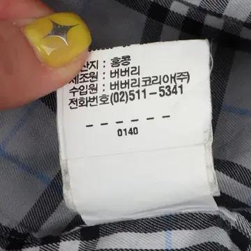 버버리 그레이 노바체크 하프 셔츠 11