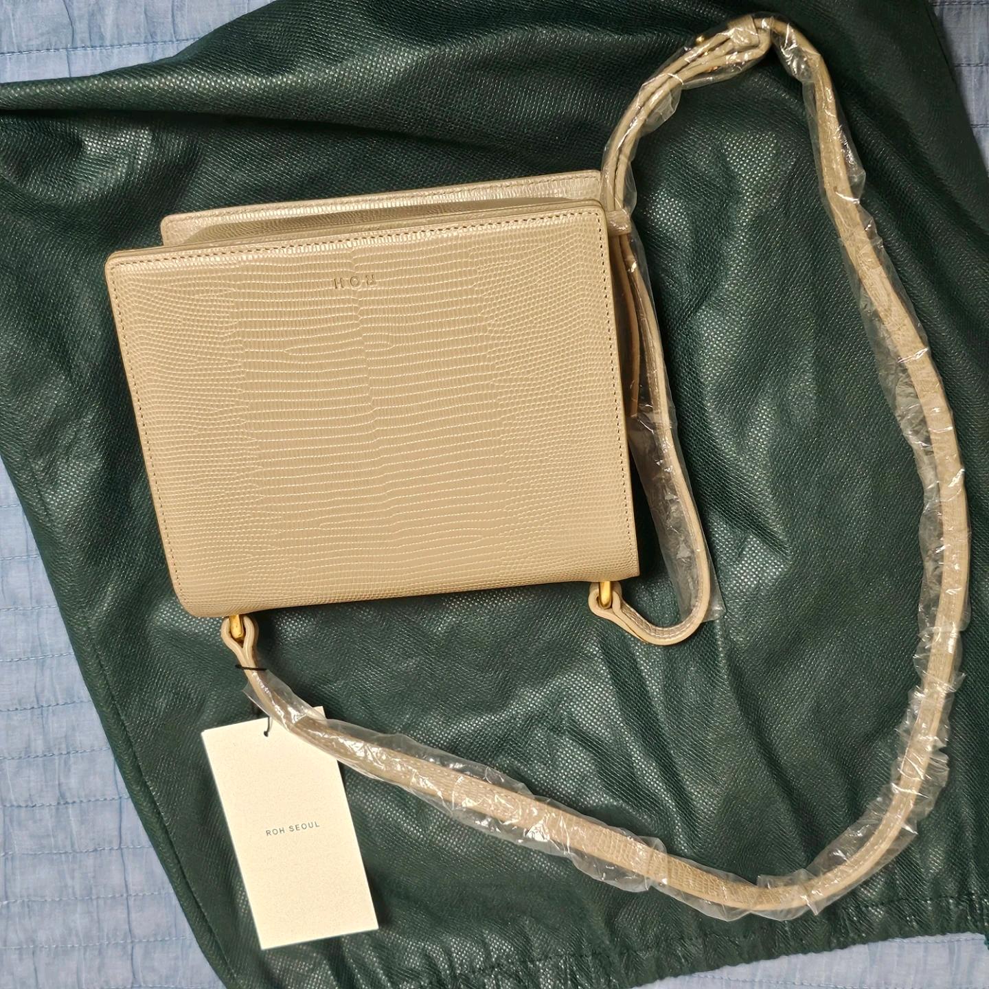 정가33만/로서울 Caddy small shoulder bag Beige Lizard 3