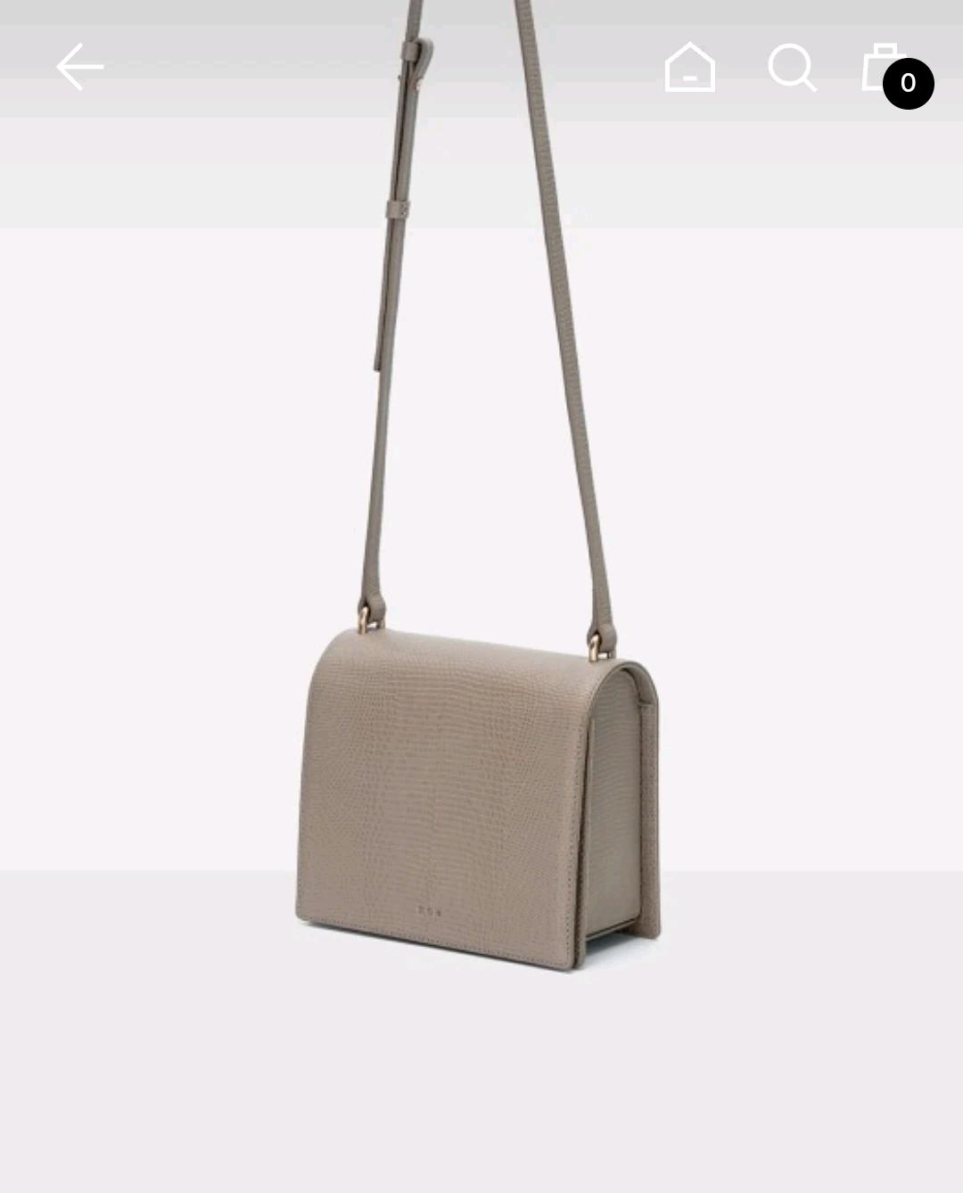 정가33만/로서울 Caddy small shoulder bag Beige Lizard 2
