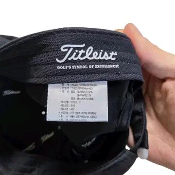 Titleist 타이틀리스트 블랙 볼캡 골프 웨어 4