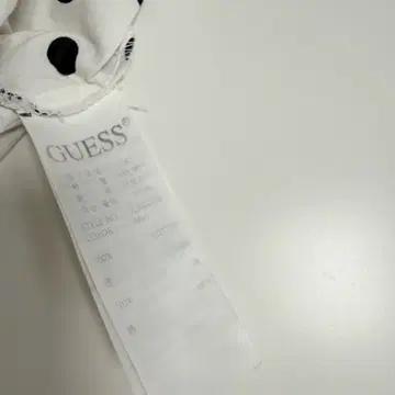 게스 스퀘어넥 셔링 도트 블라우스 (XS/수지블라우스) 6