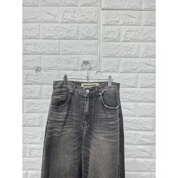 28인치 인사일런스 와이드핏 블랙데님팬츠 흑청바지 C616 6