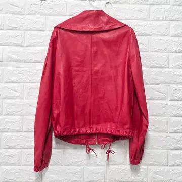 S 앤클라인 레드 양가죽자켓 C693 5