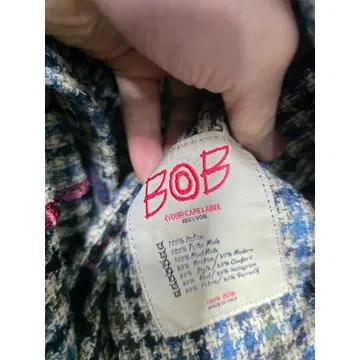 100 BOB 체크 블레이저 자켓C712 3