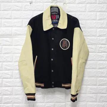 L 90s 게스 GUESS 올드스쿨 레더 바시티 자켓 점퍼 C747 2