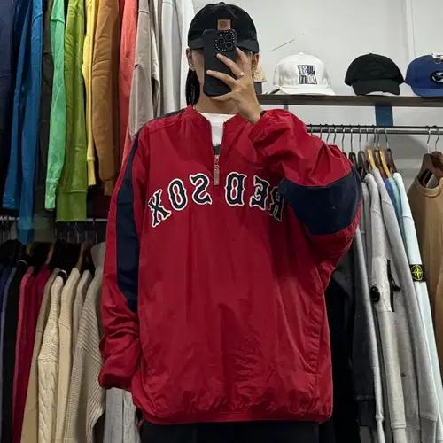 마제스틱 보스턴 레드삭스 웜업 8