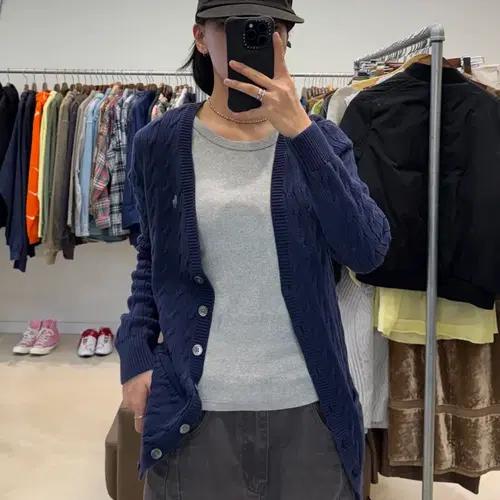 폴로 랄프로렌 우먼스 케이블 가디건 6