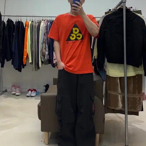 나이키 acg 자이언트 로고 오렌지 5
