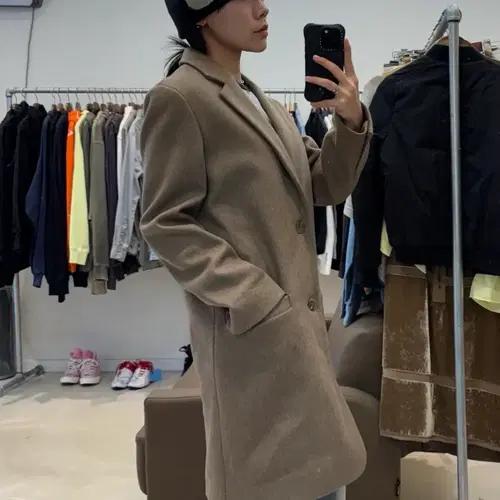 아페쎄 브라운 울 코트 8