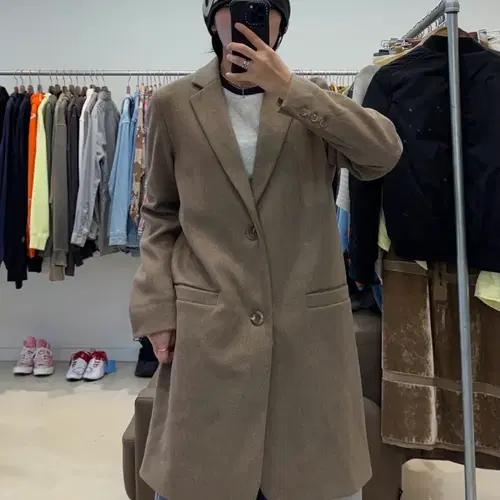 아페쎄 브라운 울 코트 7