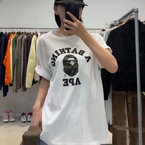 베이프 퍼스트 카모 컬리지 티셔츠 9
