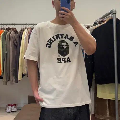 베이프 퍼스트 카모 컬리지 티셔츠 8