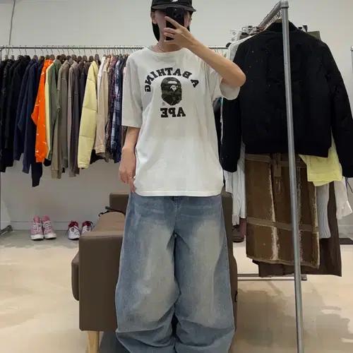 베이프 퍼스트 카모 컬리지 티셔츠 11