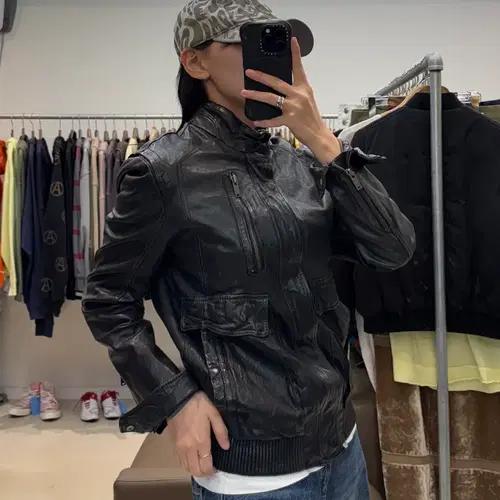 질스튜어트 뉴욕 브러쉬드 레더 자켓 9