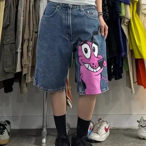 타미힐피거 겁쟁이 강아지 커리지 핸드아트 버뮤다팬츠 8