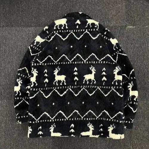 BRITISH KHAKI 에스닉패턴 플리스 자켓 4