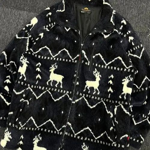 BRITISH KHAKI 에스닉패턴 플리스 자켓 2