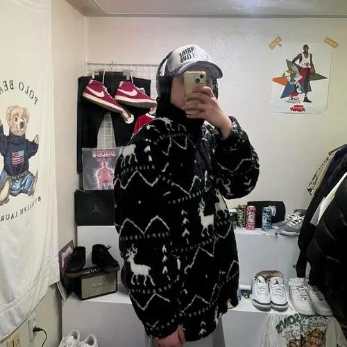 BRITISH KHAKI 에스닉패턴 플리스 자켓 7