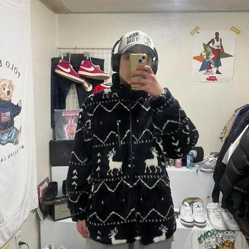 BRITISH KHAKI 에스닉패턴 플리스 자켓 8